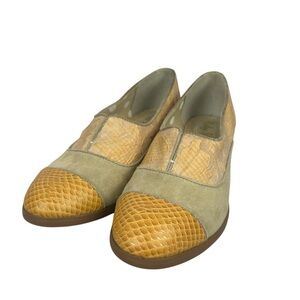 Ruby Shoo Brooke Sand Low Heel Loafer Shoes Size 6